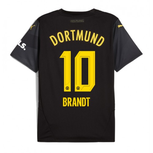 Fotbalové Dres Borussia Dortmund Julian Brandt #10 Venkovní 2024-25 Krátký Rukáv